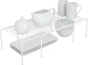 PRO-MART DAZZ Expandable Kitchen Storage Helper Shelf, White