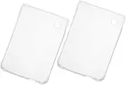 KALLORY 2 Pcs Ebook Case 6-inch E-Reader Pouch Book Cover -Reader Covers Protective Case for Electronic Books E-Book Holder Clear Sleeve Protectors Soft Silicone Transparent