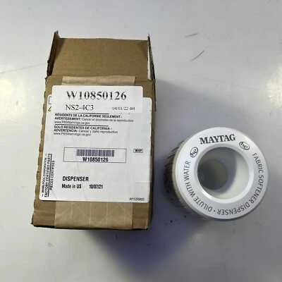 NEW GENUINE OEM MAYTAG Washer Fabric Softner Dispenser Cup W10850126 4383717