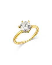 Bloomingdale's Fine Collection Certified Lab Grown Round Diamond Engagement Ring in 18K Yellow Gold, 2.0 ct. t. w.
