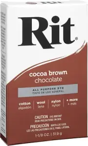 Fabric Powder Dye 31.9Gm (1.125 Oz) Cocoa Brown
