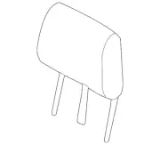 Genuine Ford Headrest DR3Z-54611A08-CE