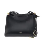 [ALAIA] ALAIA Leather small squared 'Le Click' bag Woman One Size One Size Black