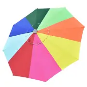 Yescom 9Ft UV50+ Replacement Umbrella Canopy Patio Beach Parasol Top Cover