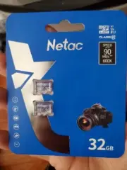 NETAC 32GB Micro Sd Card Mini Class 10 Tf Memory Card Brand New(two Units)