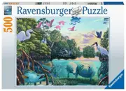 Ravensburger Manatee Moments 500 Piece Jigsaw Puzzle Vibrant Imagery Eco Frie...