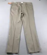 Dockers Pants Mens 34X32 Brown Signature Khaki Slim Fit Tapered No Wrinkles NWT