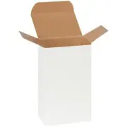 White Reverse Tuck 3 x 2 x 5" Folding Cartons, White 500/Case