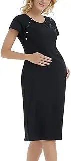 [GINKANA] Maternity Labor Delivery Hospital Gown Breastfeeding Nursing Nightgown Nursing Nightdress