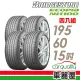 【BRIDGESTONE 普利司通】ECOPIA NH100 小資族專用神省輪胎_四入組_195/60/15(車麗屋)