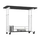 Foret Mobile Laptop Bedside Bed Study Desk Shelf Stand Portable Table Shelf Blac