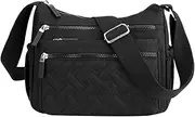 [Gnaillxc] Aesthetic Bag - Classic Canvas Shoulder Tote, Waterproof Retro Messenger Bag with Multiple Pockets, Large Size