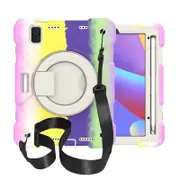 Nevenka iPad Case For iPad Mini 6 with 360 Swivel Stand-Colorful Purple