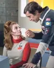 Space: 1999 Martin Landau, Catherine Schell 8x10 Real Photo on Moonbase