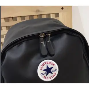 Converse All Star Backpack 經典雙肩包 後背包 黑 白 PU 電腦包