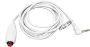 Push Cord Cable for Nurse Station, 6.35mm Interface Nurse Call Cord Phone Plug Cable with Bed Sheet Clip, 9.8ft Push Cord Cable for Nurse Station Universal Replacement Call