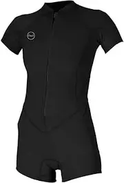 O'Neill Wetsuits Women's Bahia 2/1mm Full Zip Short Sleeve Spring Wetsuit