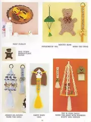 Macrame Merry Go Round Carousel Pattern Knot Just For Kids Craft Book PD1171