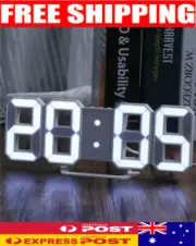 Purchase Products Clock 3D LED Digital Alarm Clock Wall Clock Time/Date/Temperat