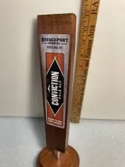 BRIDGEPORT BREWING CONVICTION PALE ALE draft beer tap handle. OREGON Closed