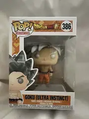 Dragon Ball Super Goku Ultra Instinct Form Funko Pop #386 with Protector