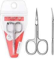 STALEKS PRO by Natury Nails Professional Cuticle Scissors - Ergonomic Rings - Classic 21/1