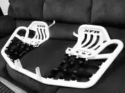 XFR Storm Trooper Foot Peg Nerf Bars Heel Guard Yamaha RAPTOR 700 700R PS208-WHI
