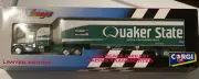 CORGI Race Image 1993 Limited Edn 1/64 BRETT BODINE QUAKER STATE Transporter