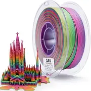 ZIRO 3D Printer Filament PLA, Fast Color Changing Filament(Matte), Color Chan...