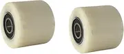 harayaa 2X Pallet Jack Poly Load Wheels with Bearings
