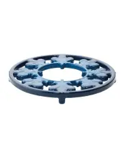 [The Cooks Collective] Fleur De Lis Cast Iron Trivet 20cm - Navy
