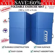 Foldable Exercise Home Floor Mat Gymnastics Martial Arts Yoga Training Tumbling