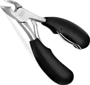 Podiatrist Toenail Clippers, Professional Thick & Ingrown Toe Nail Clippers For Men & Seniors, Pedicure Clippers Toenail Cutters, Super Sharp Curved B