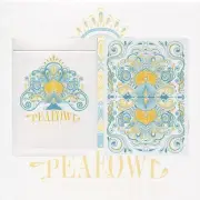 PEAFOWL SNOW WHITE DECK OF PLAYING CARDS POKER SIZE BY ALOY
