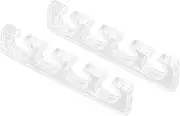 WOONEKY Nail Art Toe Separators Pcs Toe Dividers for Women Pedicure Separator Tools