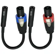Cabos Speakon CESS-026 Speakon macho para cabo de alto-falante adaptador 1/4 ...