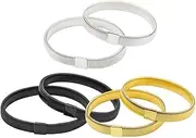 [BESTYASH] Men's Arm Sleeve Garters Fashion Cuff Bangle Bracelet Metal Viking Wristband Set