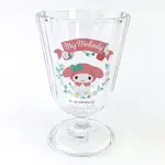 【震撼精品百貨】MY MELODY 美樂蒂~日本三麗鷗SANRIO 美樂蒂玻璃矮腳杯 190ML*27408