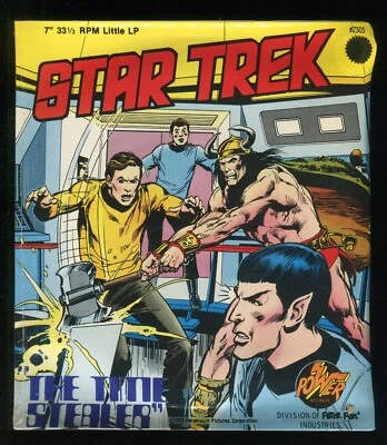 Star Trek The Time Stealer 33 1/3 RPM LP Record 1975 Power Records New & Sealed