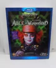 DISNEY - ALICE IN WONDERLAND - NEW SEALED BLU-RAY - JOHNNY DEPP