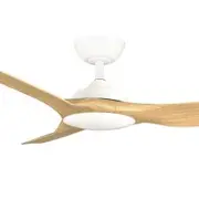 FanForce Capri II 64" ABS 3 Blade Smart DC Ceiling Fan with Remote Control