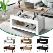 ALFORDSON Coffee Table Lift Up Wooden Top Laptop Desk Hidden Storage Shelf