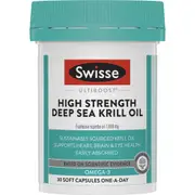 Swisse Ultiboost High Strength Krill Oil 1000Mg 30 Capsules