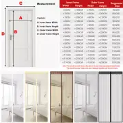 Magic Curtain Door Mesh Magnetic Fastening Mosquito Fly Bug Insect Net Screen