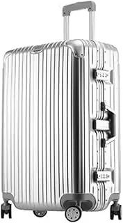 [sdneNest] Carry-on Suitcase Luggage Waterproof Luggage Suitcase Large Capacity Trolley Case Aluminum Universal Wheel Carry-on Suitcases Carry On Luggages, 26in (D 20in)