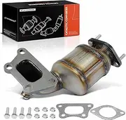 Front Catalytic Converter with Gasket Kit Direct-Fit Compatible with Chevrolet Equinox 2012-2017 & GMC Terrain 2012-2017, 3.0L 3.6L, E.P.A. Compliant