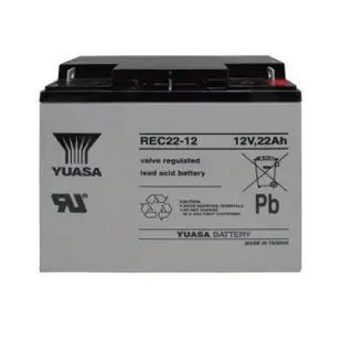 【CSP】YUASA湯淺REC22-12 高性能密閉閥調式鉛酸電池12V22Ah(不漏液 免維護 高性能 壽命長)