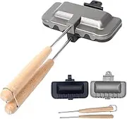 Hot Sandwich Maker - Double Sided Baking Maker for Hot Frying Pan - Portable Cheese Maker for, Omelets, and Vegetable Omelets Amith