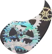 2mm Thickness Self Adhesive Scratch Guard, Celluloid and Crystal Resin Material, Easy Installation, For Acoustic Guitar Pickguard, With Anti Scratch