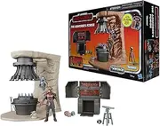 STAR WARS The Vintage Collection The Armorer’s Forge, The Mandalorian 3.75 Inch Collectible Playset with Action Figure